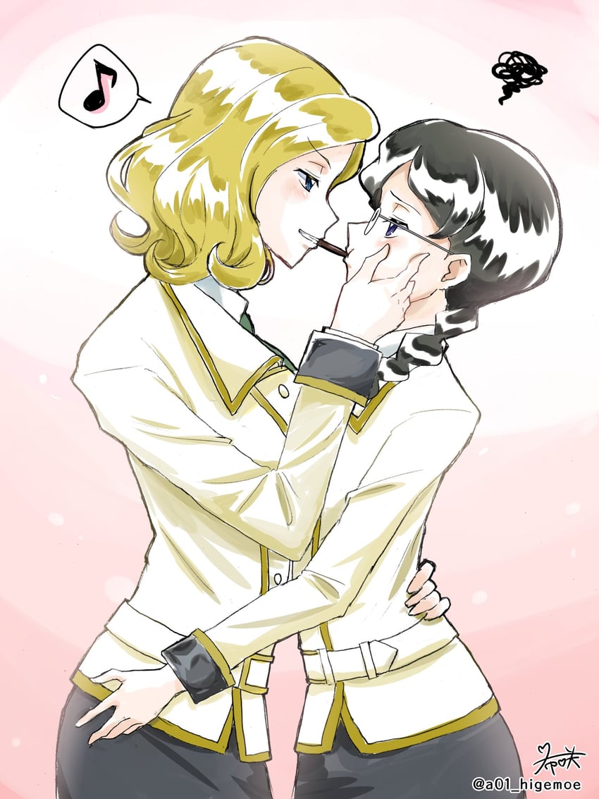 milly ashford and nina einstein (code geass) drawn by kisaki_(pixiv3016850)