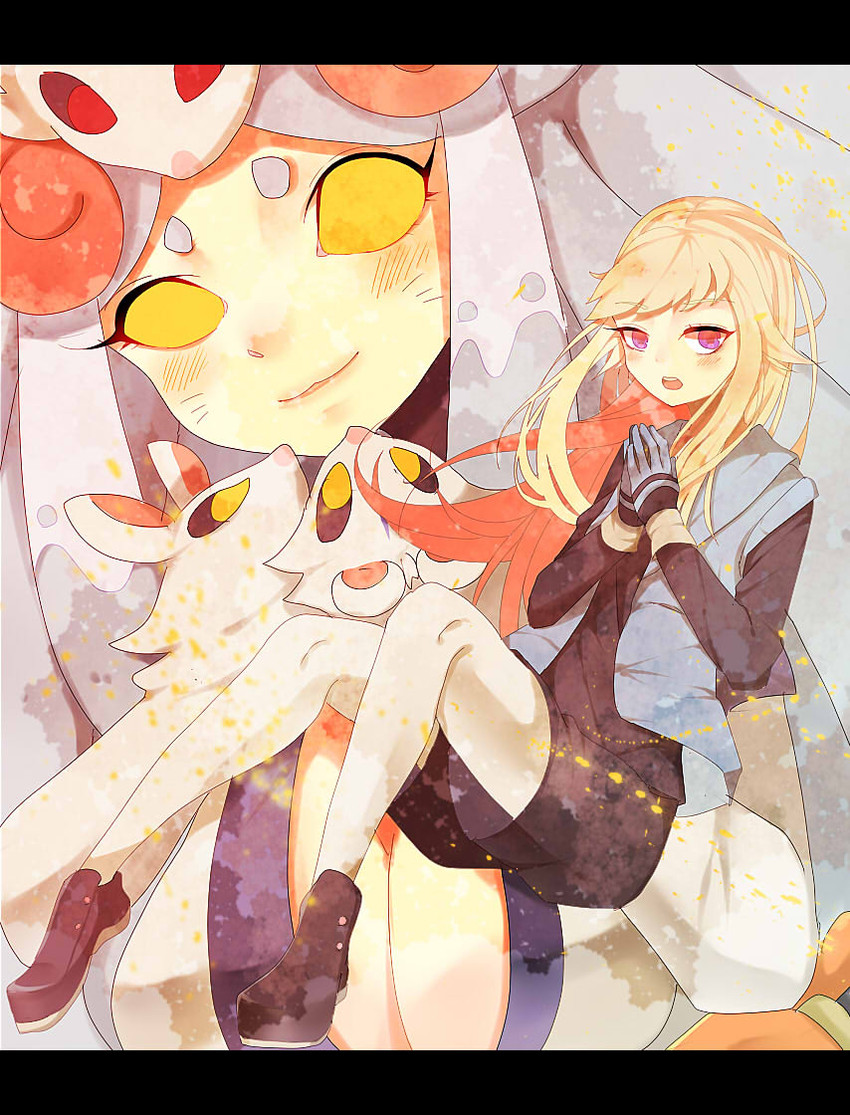 hakubishin tamazusa and chetto (inazuma eleven and 2 more) drawn by kaino