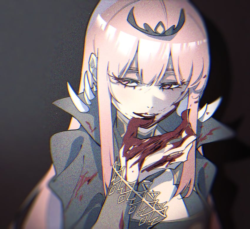 mori calliope (hololive and 1 more) drawn by longlong_(drasdr7513)