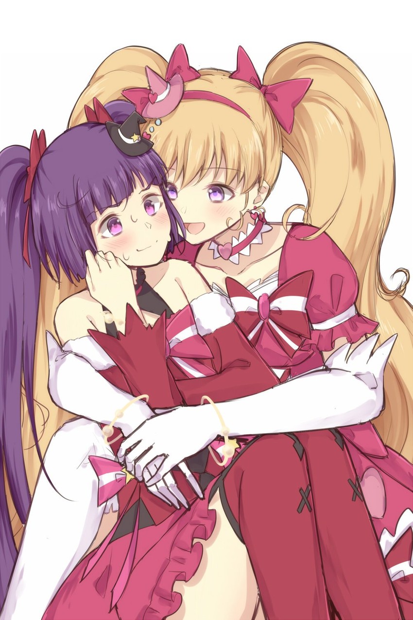 asahina mirai, izayoi liko, cure miracle, and cure magical (precure and 1 more) drawn by naoto_(96neko96)