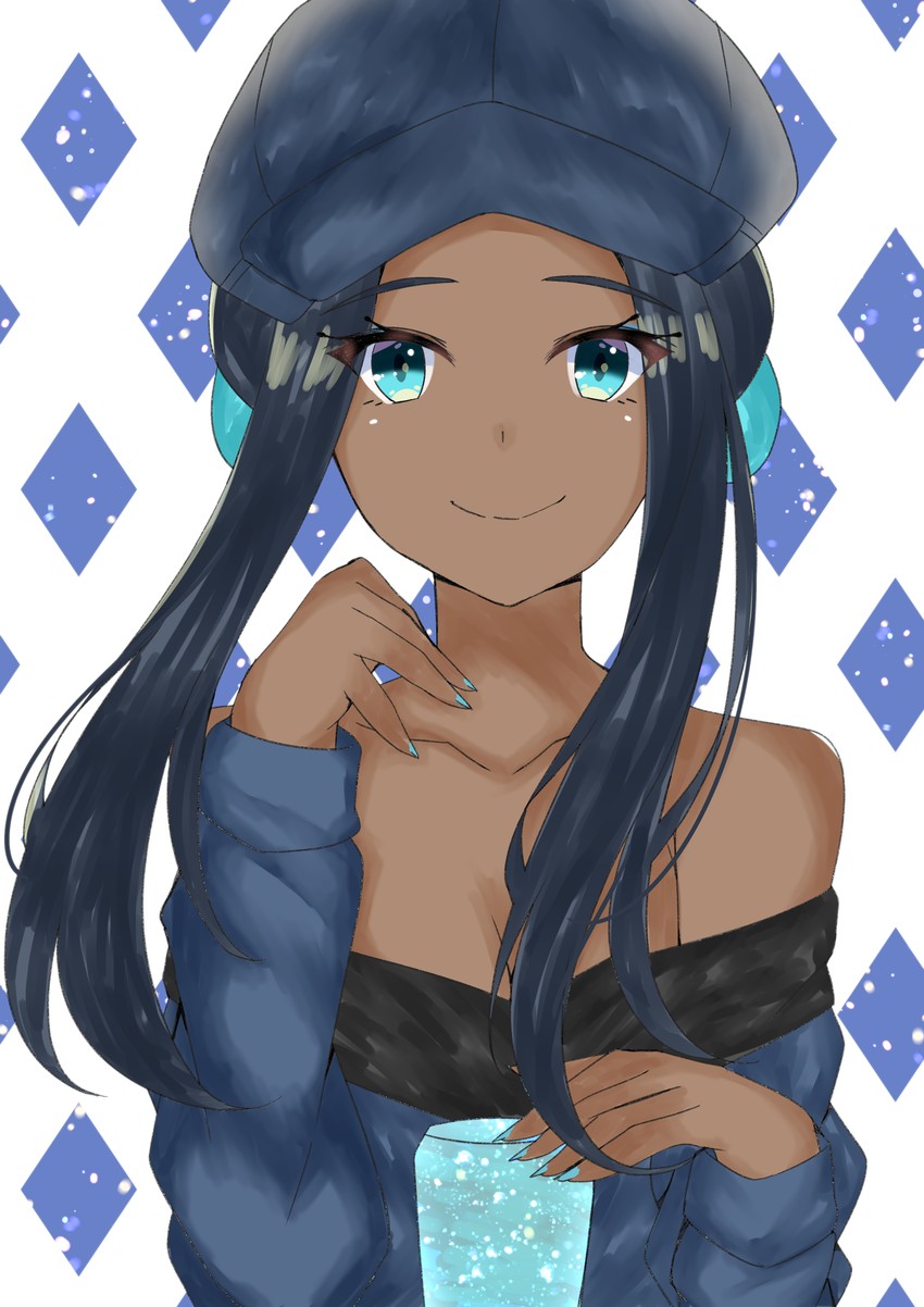 nessa (pokemon and 2 more) drawn by akasaka_tomoe