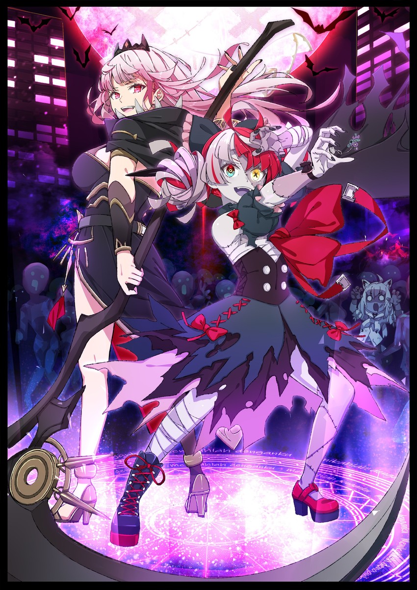 shirakami fubuki, mori calliope, kureiji ollie, and udin (hololive and 2 more) drawn by cno