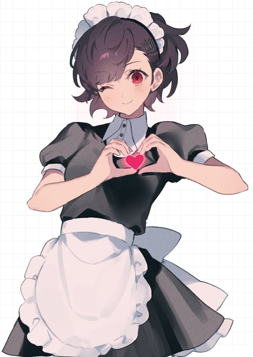 shiomi kotone (persona and 2 more) drawn by uxco0