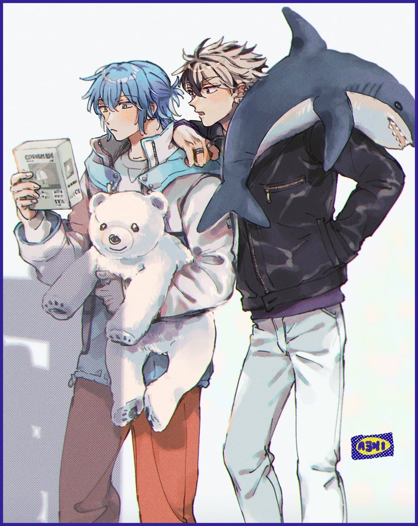 nero turner and bradley bain (mahoutsukai no yakusoku and 1 more) drawn by ahogemarico