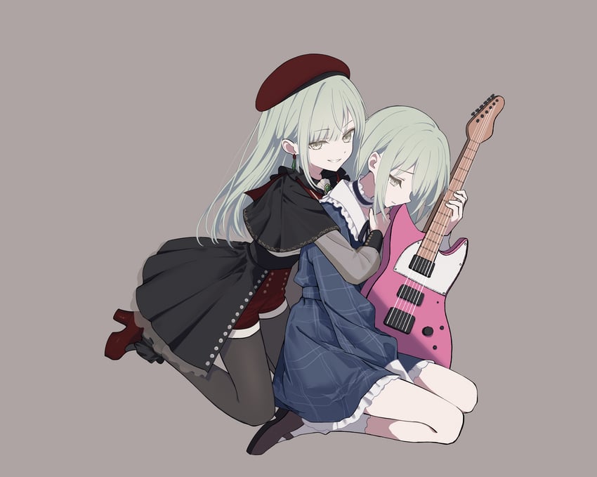 wakaba mutsumi and mortis (bang dream! and 1 more) drawn by lin_dong_zhiqing
