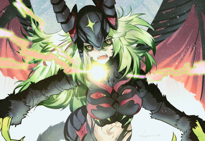 diabellstar the black witch and diabellstar vengeance (yu-gi-oh!) drawn by lyrin_(haireirei)