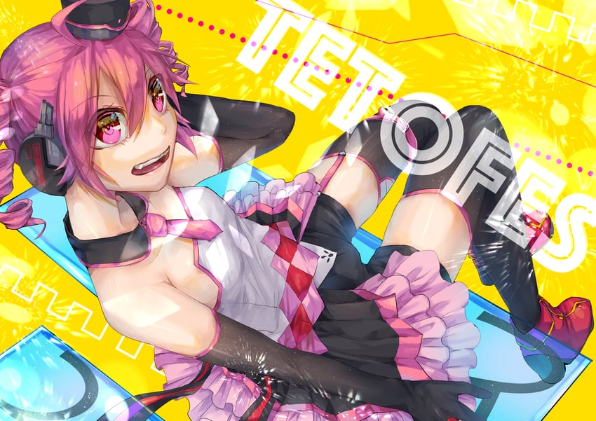 kasane teto (utau and 1 more) drawn by haninon