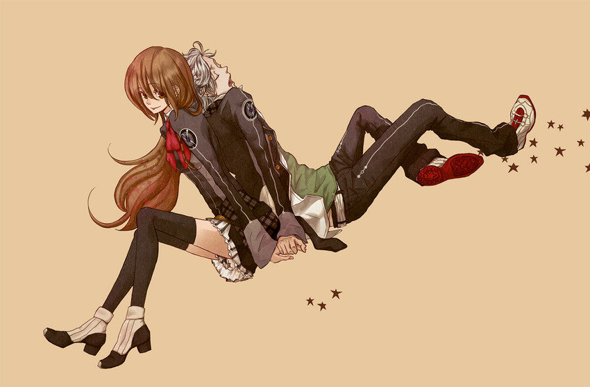 yahisa tsukiko and nanami kanata (starry sky) drawn by hakase123