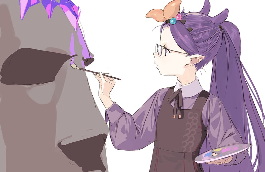 ninomae ina'nis and koseki bijou (hololive and 1 more) drawn by pako_(pakosun)