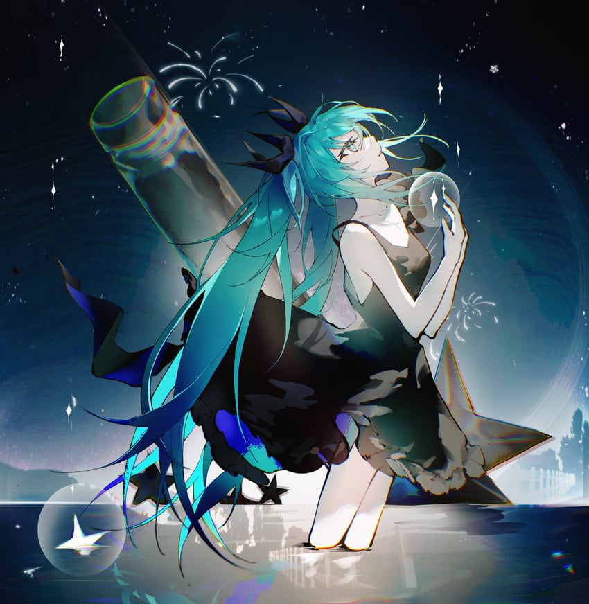 hatsune miku (vocaloid and 1 more) drawn by shoujo_koiri