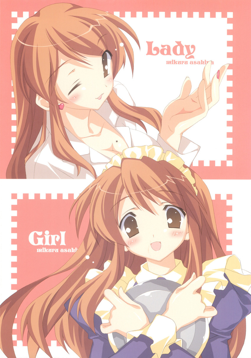 asahina mikuru (suzumiya haruhi no yuuutsu) drawn by satomi_hinako