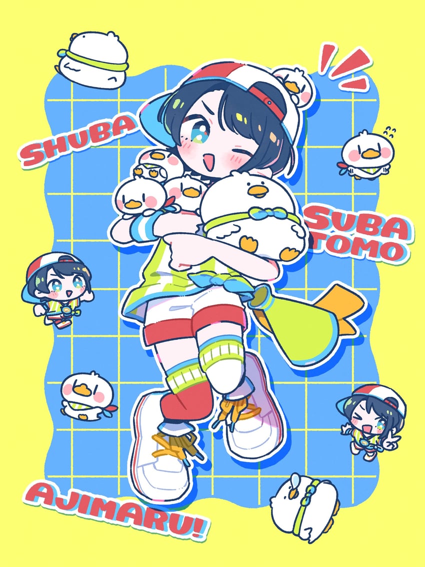 oozora subaru and suba tomo (hololive) drawn by keke_(kotowari)