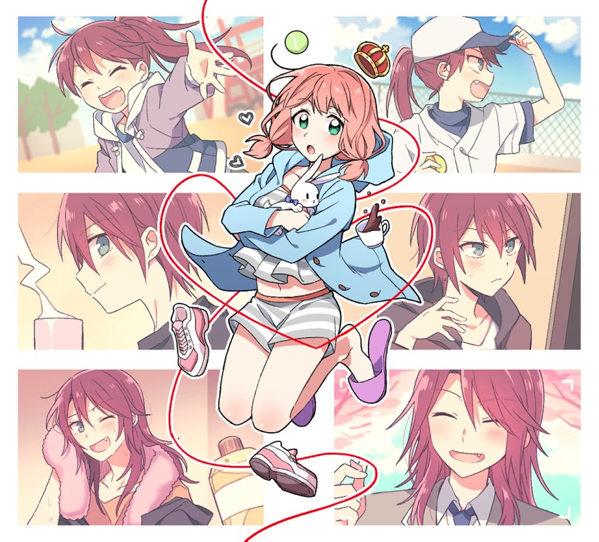 uehara himari and udagawa tomoe (bang dream!) drawn by re_ghotion