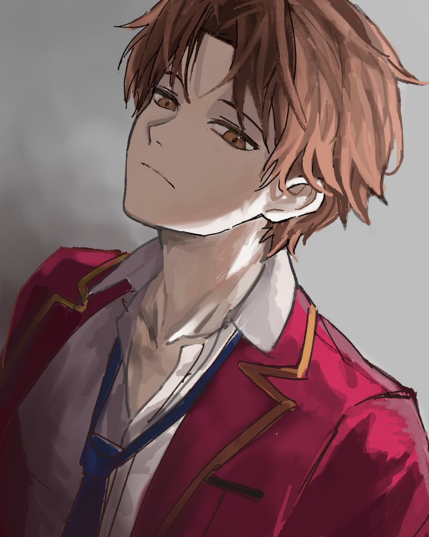 ayanokouji kiyotaka (youkoso jitsuryoku shijou shugi no kyoushitsu e) drawn by reiquant