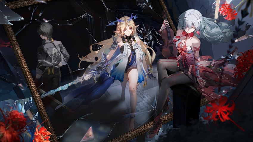 rover, male rover, fleurdelys, and phrolova (wuthering waves) drawn by yuki_miio