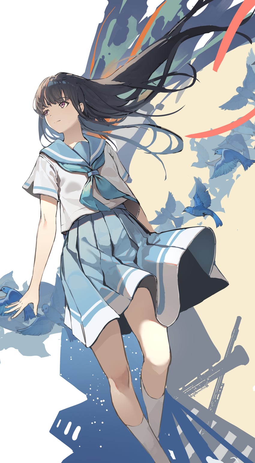 yoroizuka mizore (hibike! euphonium and 1 more) drawn by ye_zi_you_bei_jiao_ju_ge