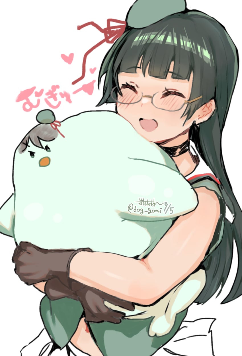 maya, choukai, maya kai ni, and choukai kai ni (kantai collection) drawn by iwatsuki_aware