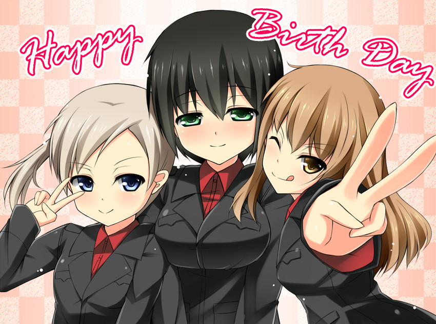 fernandia malvezzi, luciana mazzei, and martina crespi (world witches series and 1 more) drawn by kuragari