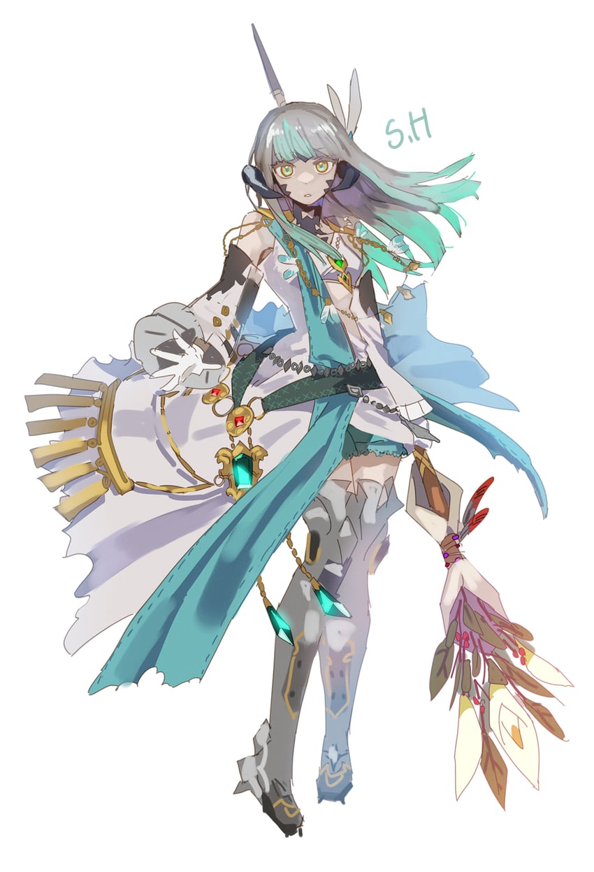 warrior of light and white mage (final fantasy and 1 more) drawn by gg_dal