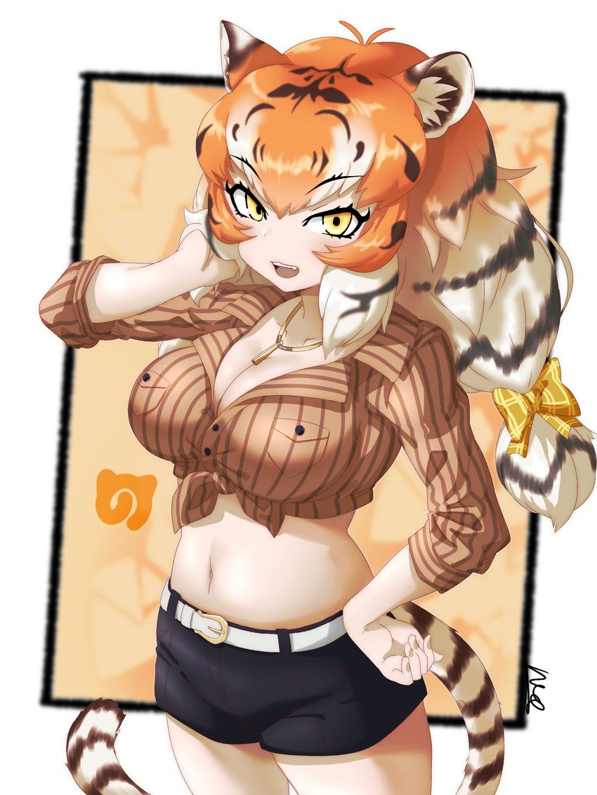 siberian tiger (kemono friends and 1 more) drawn by sekitsuki_hayato