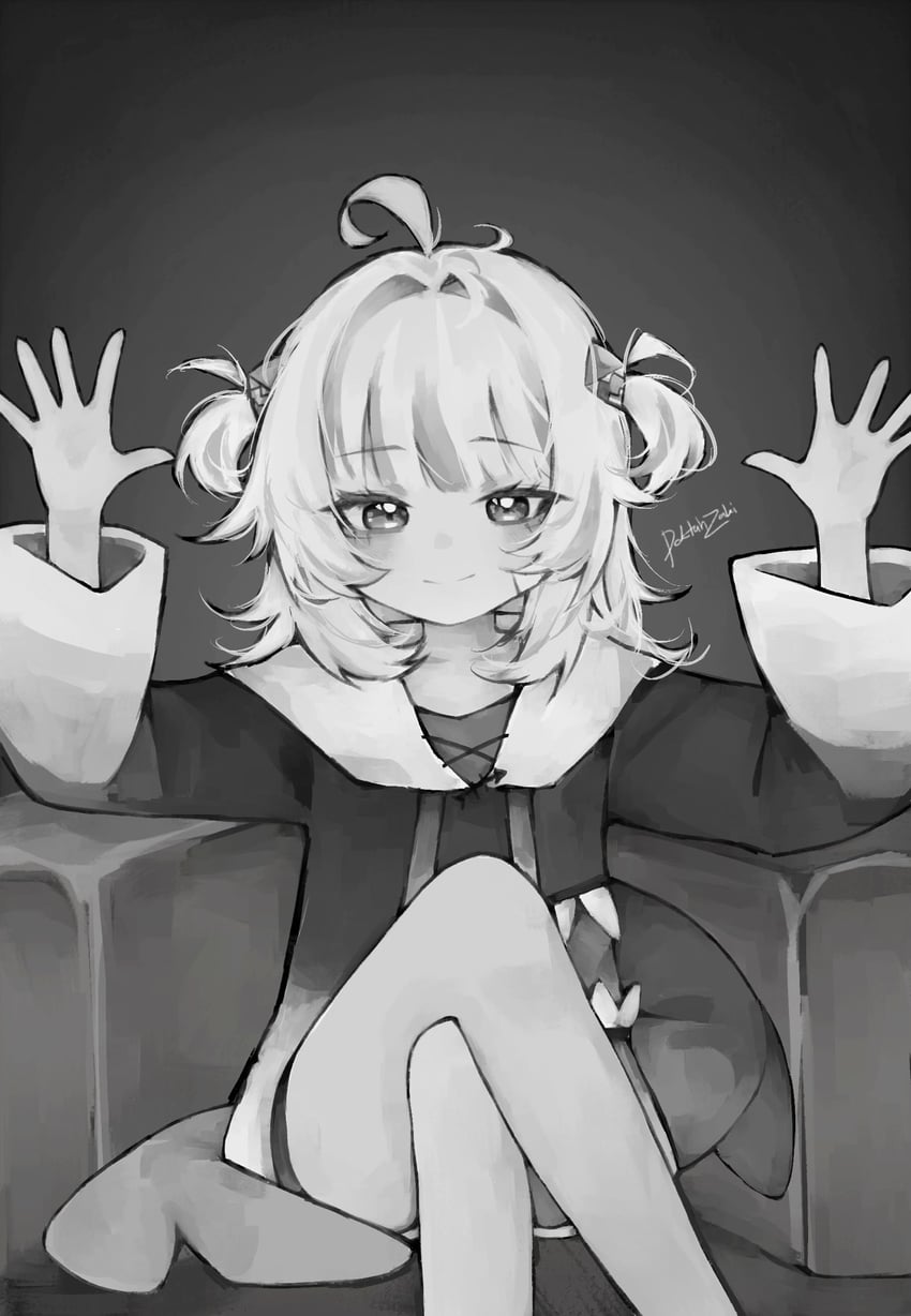 gawr gura (hololive and 1 more) drawn by doktahzaki