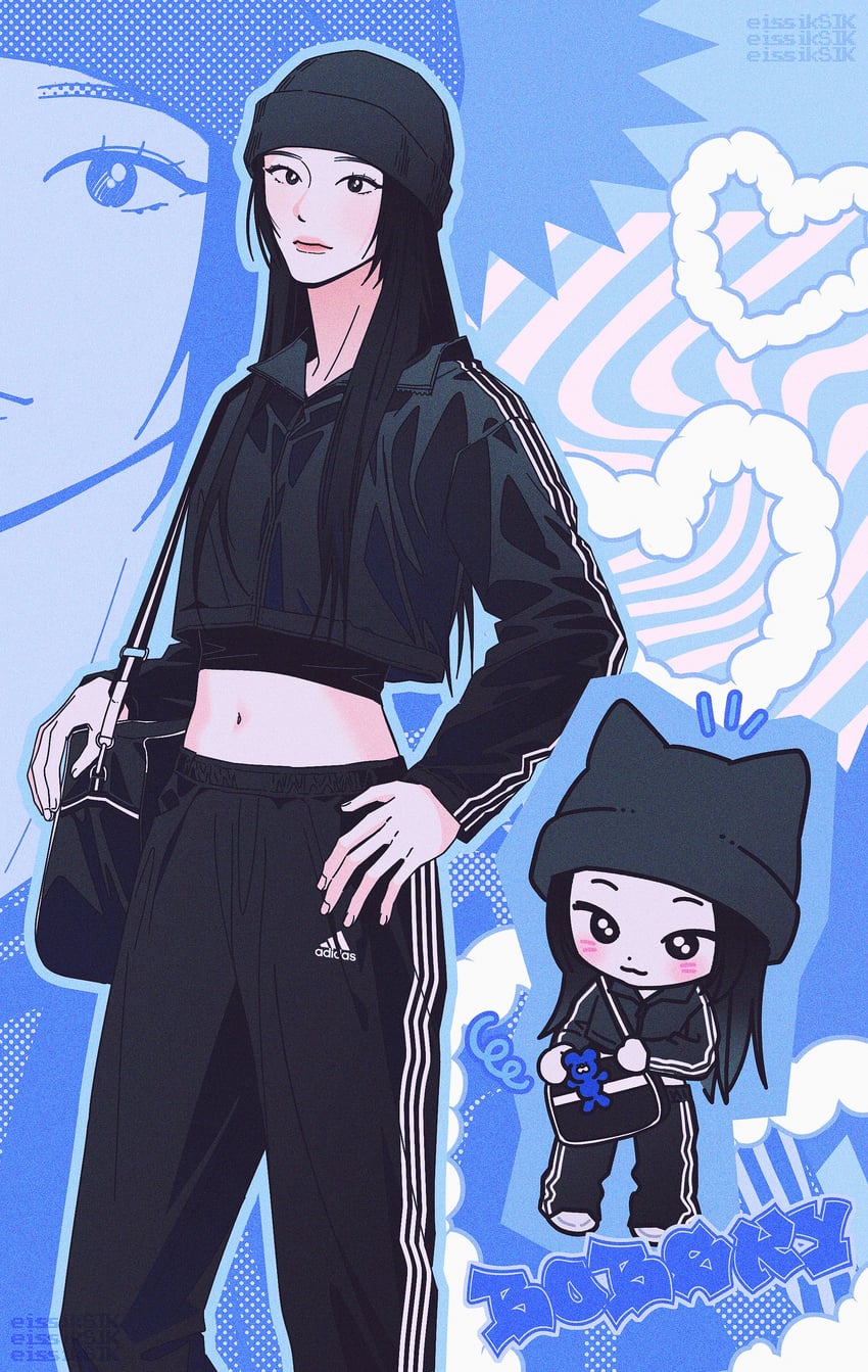 haneul (real life and 1 more) drawn by eissiksik