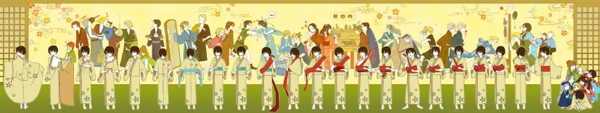 america, united kingdom, japan, russia, china, and 30 more (axis powers hetalia) drawn by uli