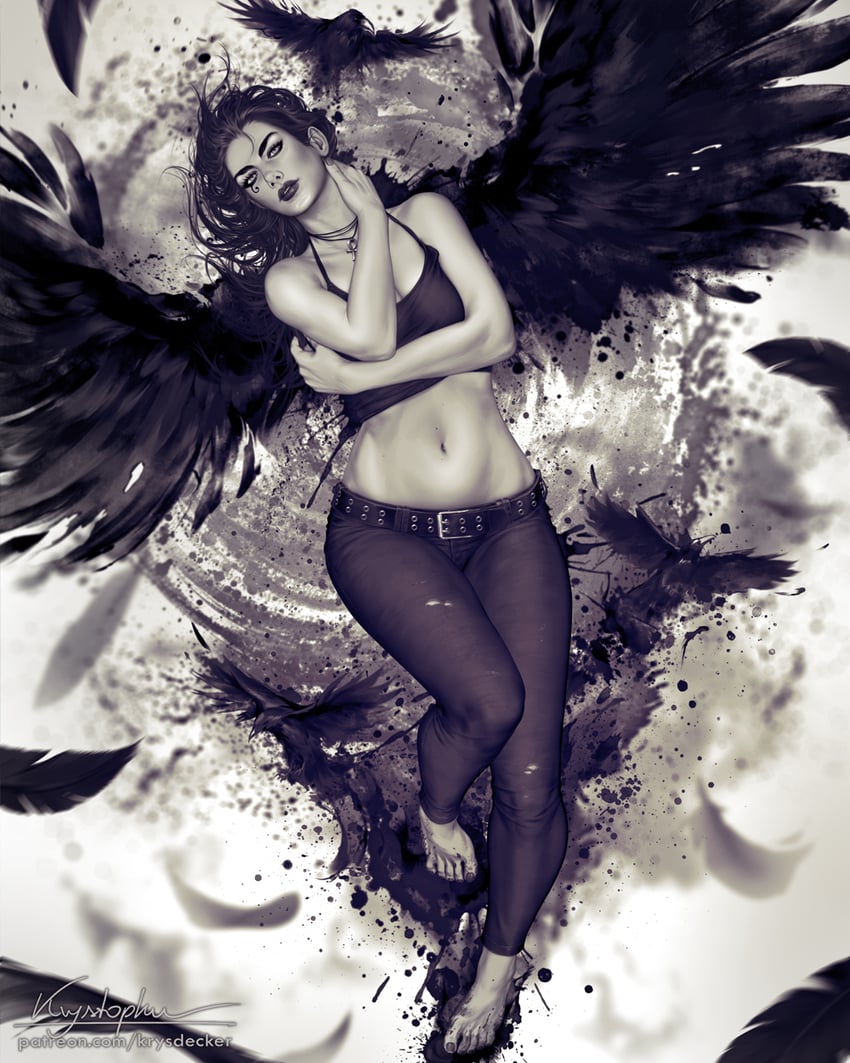 death of the endless (the sandman) drawn by krystopher_decker