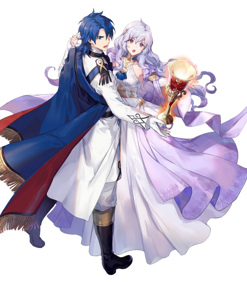 sigurd and deirdre (fire emblem and 2 more) drawn by azu-taro