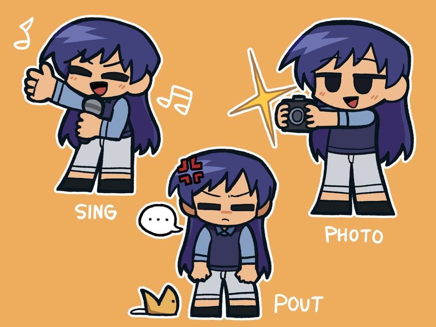kisaragi chihaya (idolmaster and 2 more) drawn by fis_(t83192933)