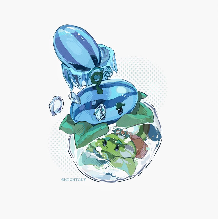 melon-pult and winter melon (plants vs. zombies) drawn by hightguy