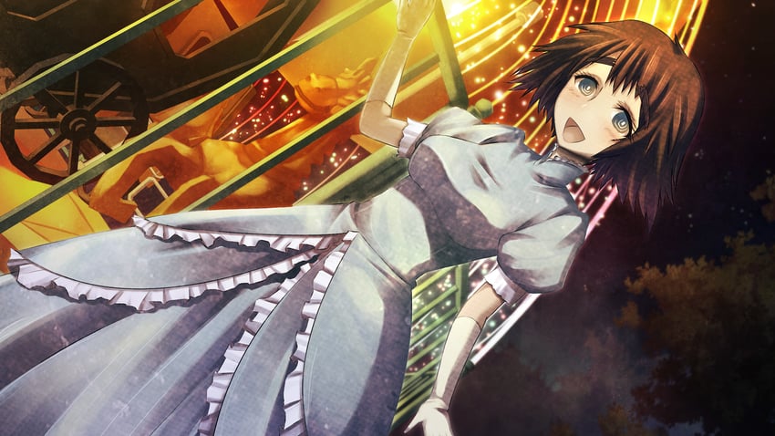 shiina mayuri (steins;gate and 1 more) drawn by huke