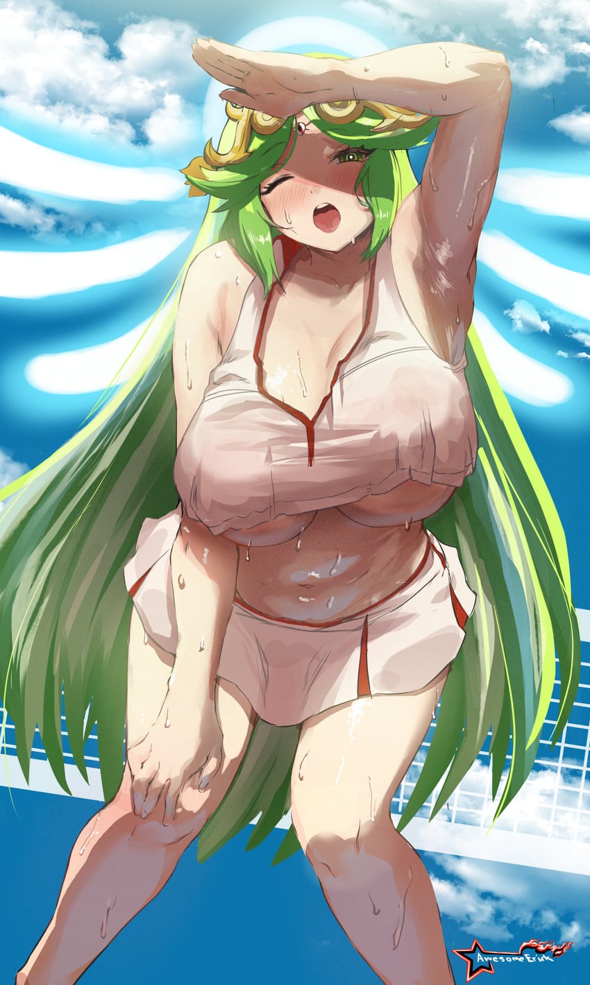 bremerton and palutena (azur lane and 2 more) drawn by awesomeerix