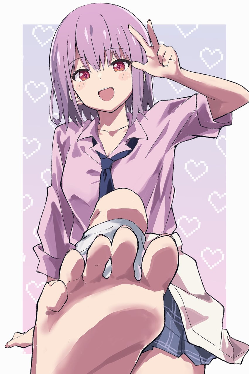 shinjou akane (gridman universe and 1 more) drawn by as_buppa