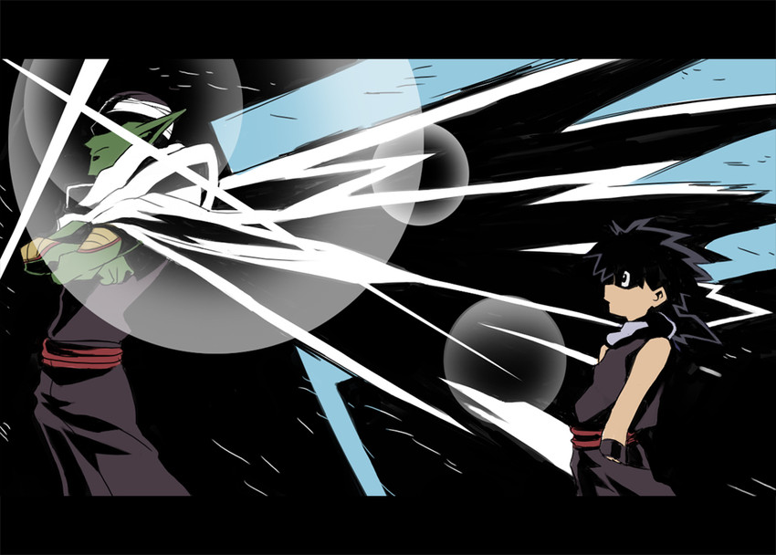 son gohan and piccolo (dragon ball and 2 more) drawn by fabruady