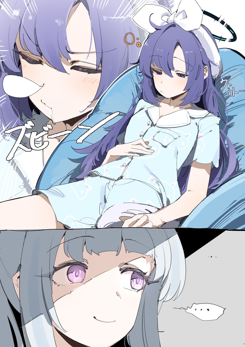 yuuka and noa (blue archive and 1 more) drawn by maton_3110
