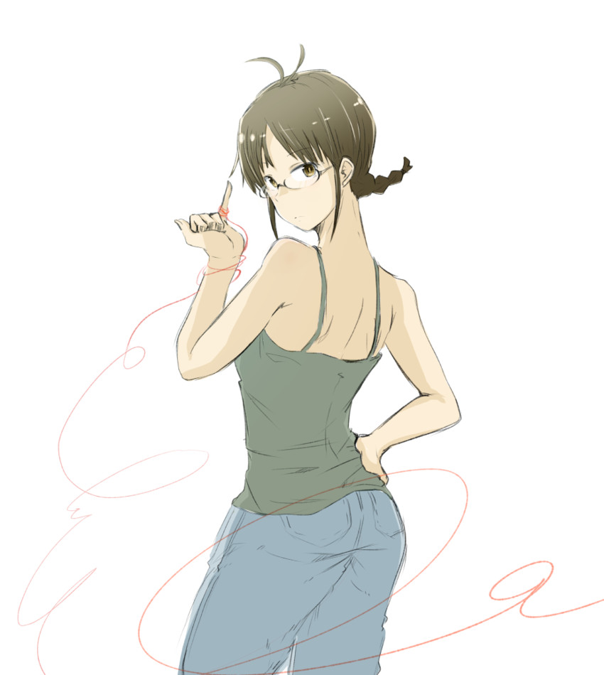 akizuki ritsuko (idolmaster) drawn by aki_(ei)