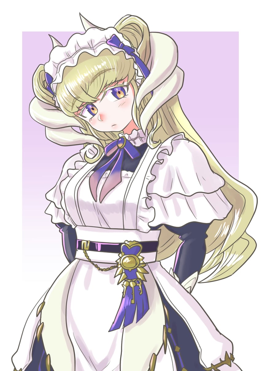 lady's dragonmaid (yu-gi-oh!) drawn by go_madare