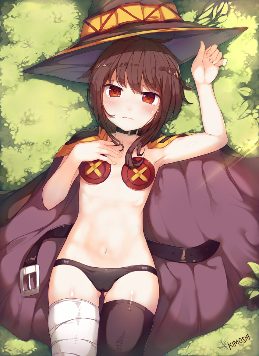 megumin (kono subarashii sekai ni shukufuku wo!) drawn by kimoshi