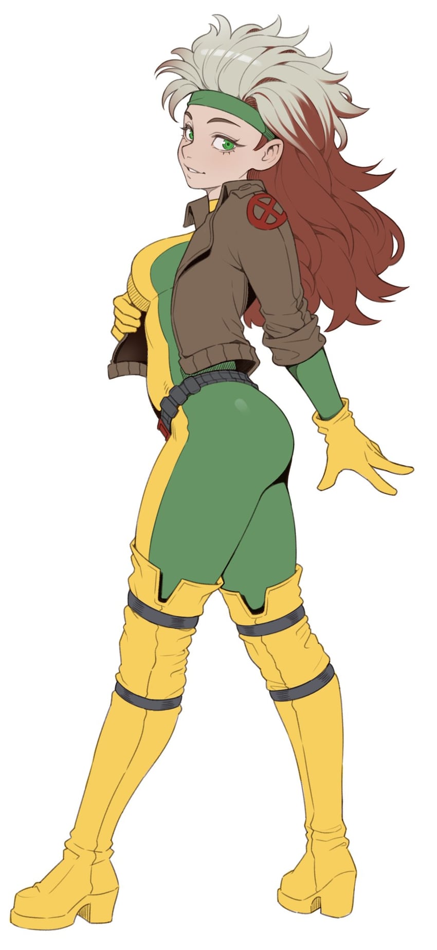 rogue (marvel and 1 more) drawn by cheshirrr