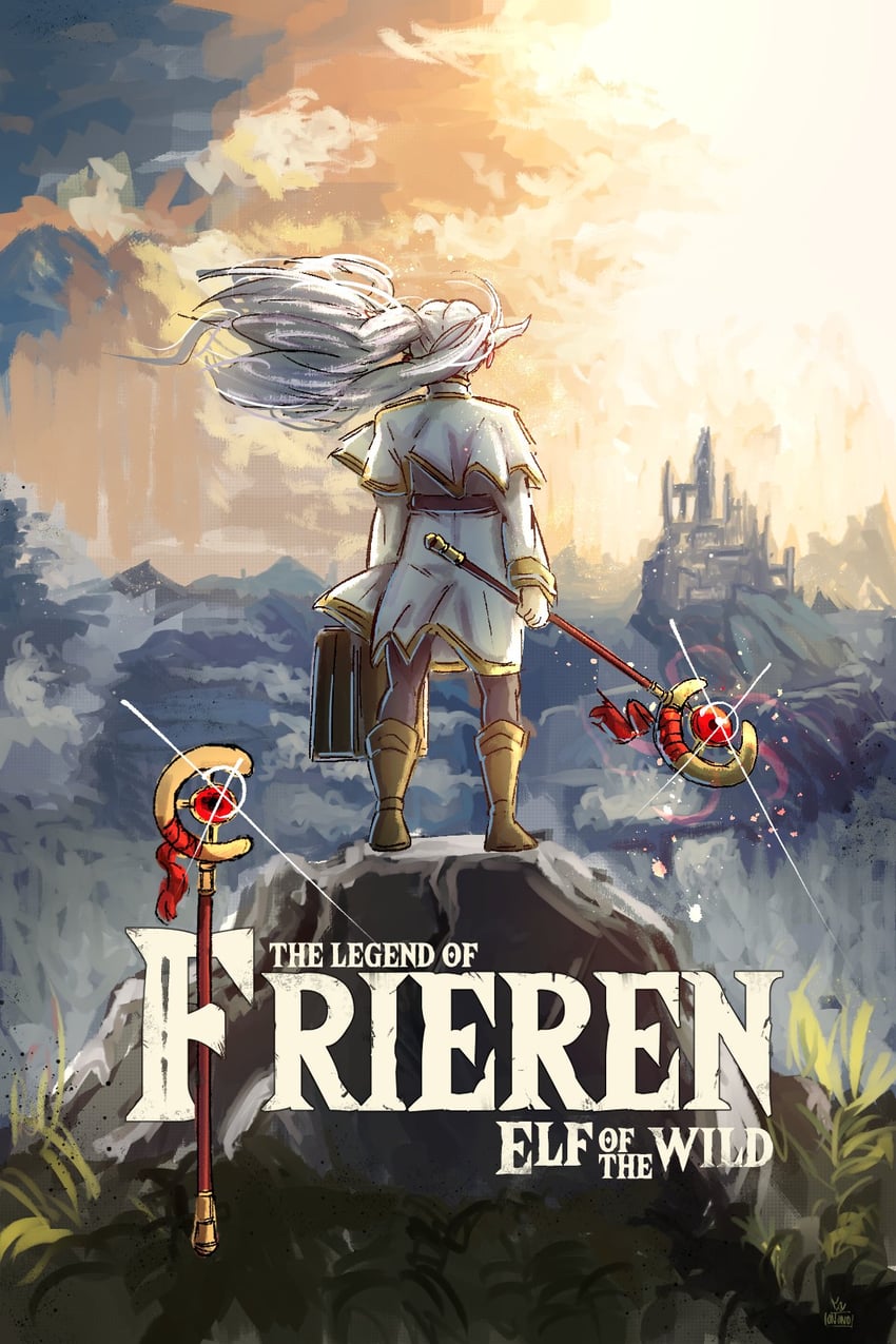 frieren (the legend of zelda and 2 more) drawn by ononotsu