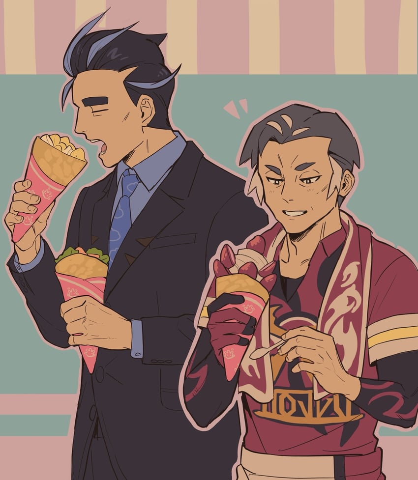 larry and kabu (pokemon and 3 more) drawn by rott_ur