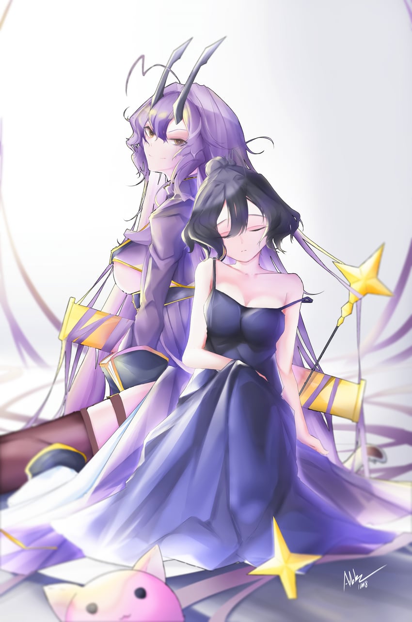 hiiragi utena and magia baiser (mahou shoujo ni akogarete) drawn by adobe1998