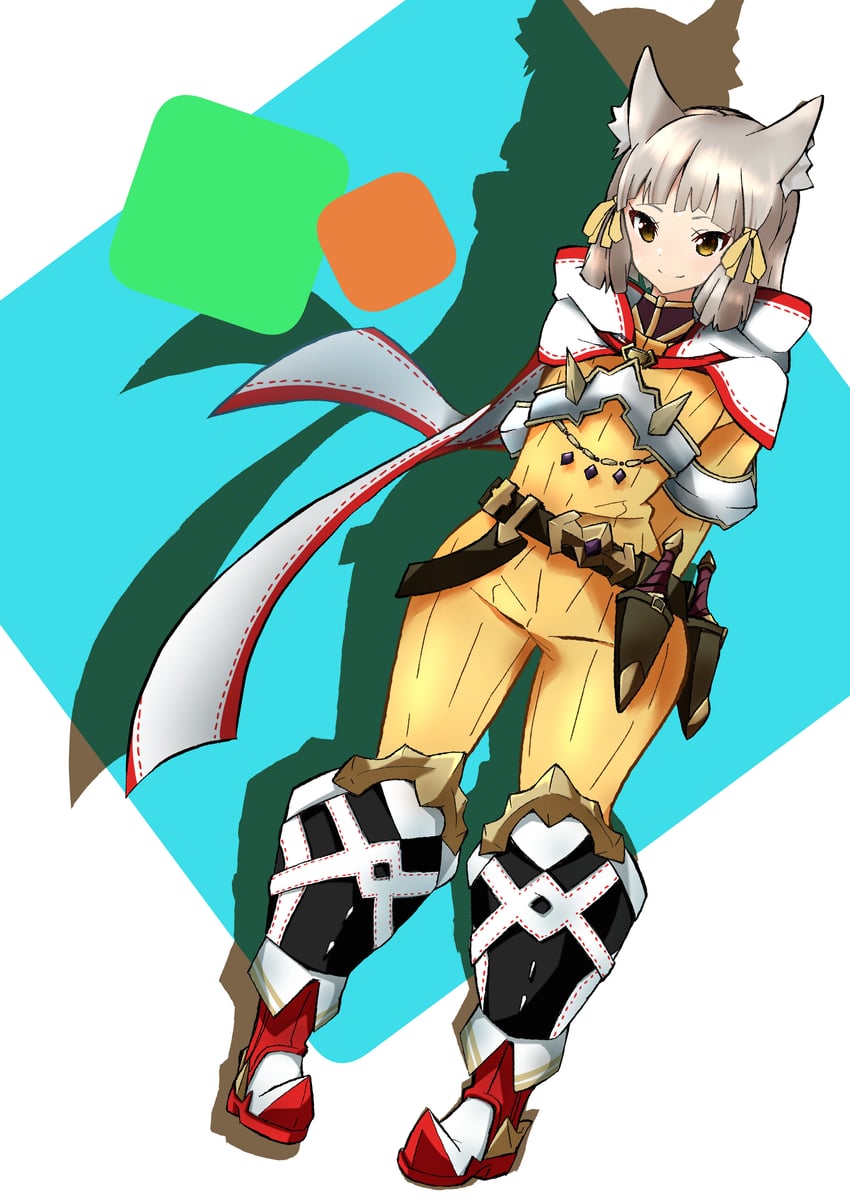 nia (xenoblade chronicles and 1 more) drawn by highena