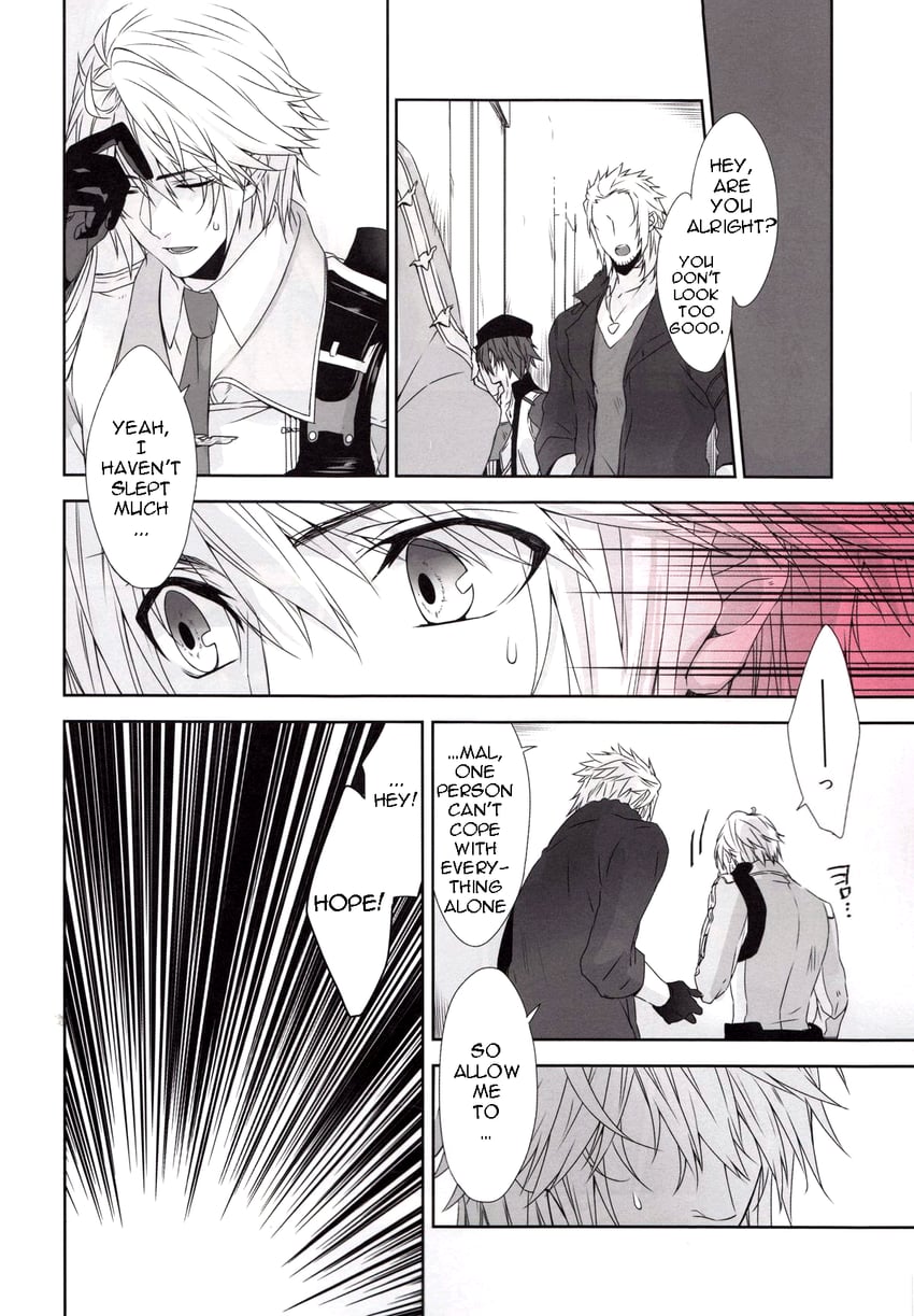 hope estheim and snow villiers (final fantasy and 2 more)