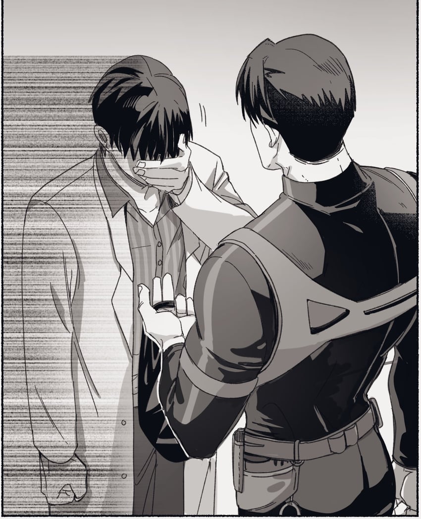 park moo-hyun and shin hae-ryang (eoduun badaui deungbul-i doeeo) drawn by sharks_line2