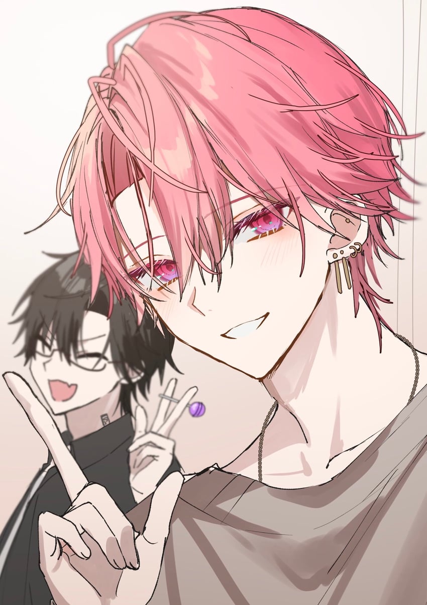 mare and hiyori (original) drawn by huzurina_suruba