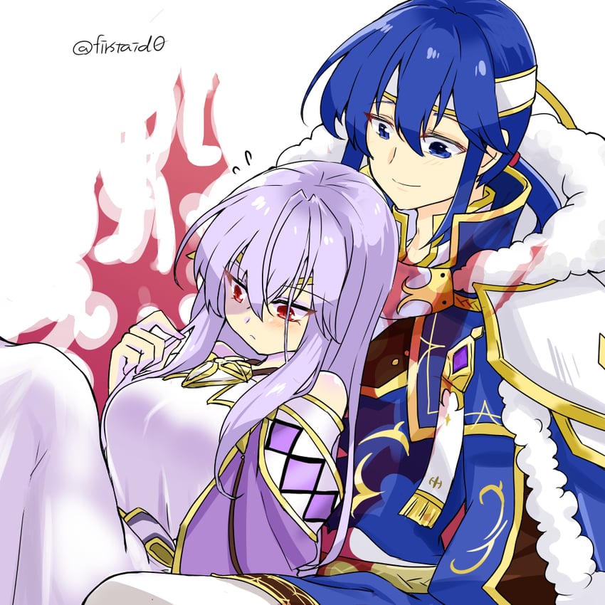 seliph and julia (fire emblem and 1 more) drawn by yukia_(firstaid0)