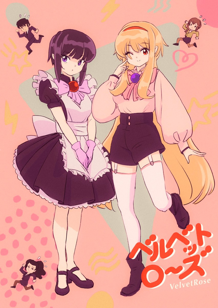 producer, senkawa chihiro, shirayuki chiyo, kurosaki chitose, and executive mishiro (idolmaster and 1 more) drawn by deg_(deguana)