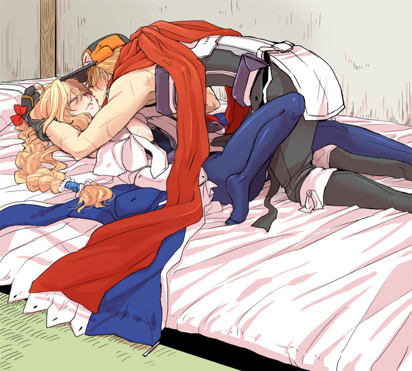 mary stuart and tenzou crossunite (kyoukaisenjou no horizon) drawn by hjm